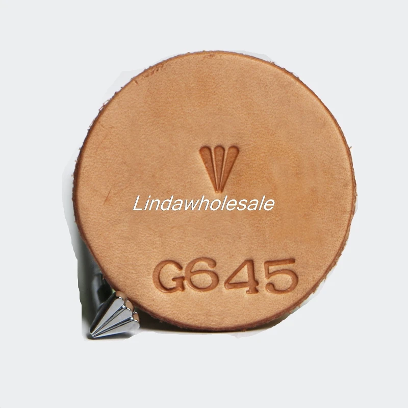 Инструмент для резьбы по коже G602/G605/G645/G878, металлический рабочий инструмент, кожаный штамп