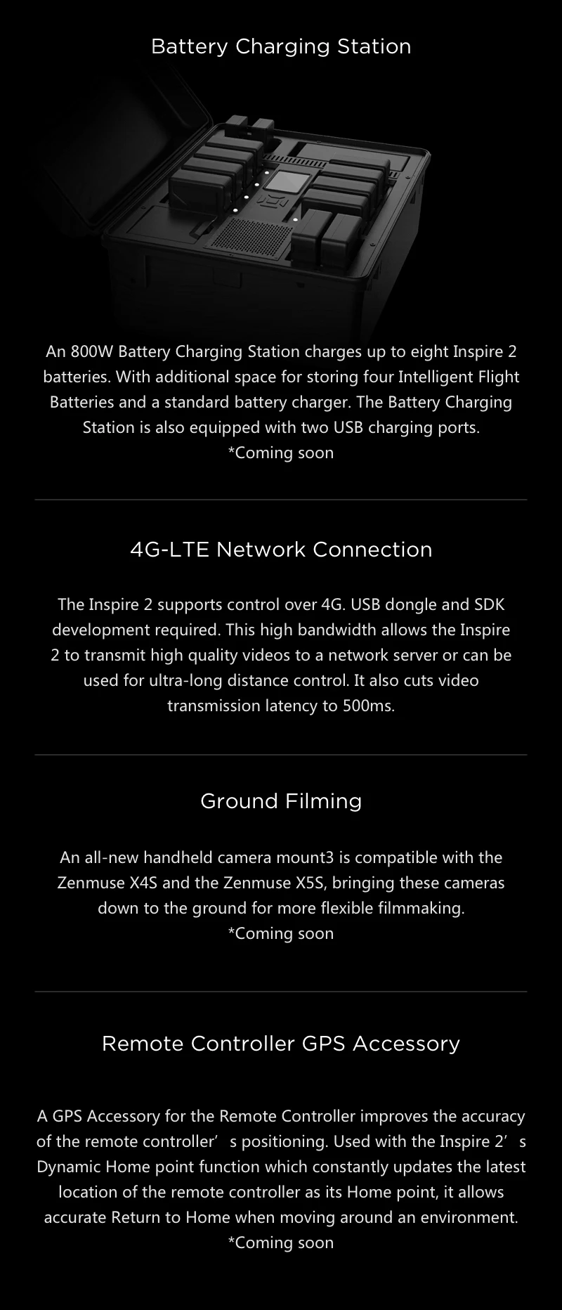 Дрон DJI Inspire 2 с видео 4 K, Spotlight Pro, FPV RC Quadcopter, с Zenmuse X4S или X5S