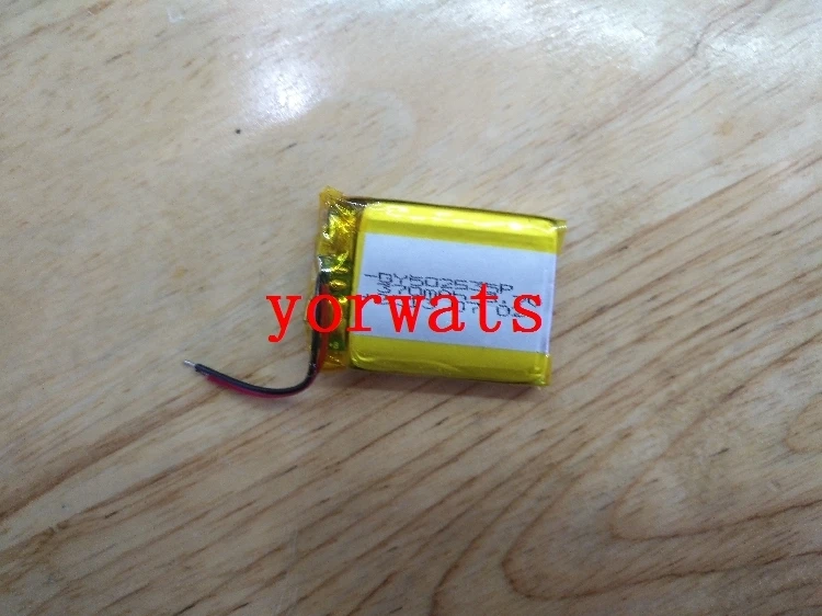 Новая горячая литий-ионная аккумуляторная батарея 3,7 V полимерная литиевая батарея 502535 370mah прямая продажа
