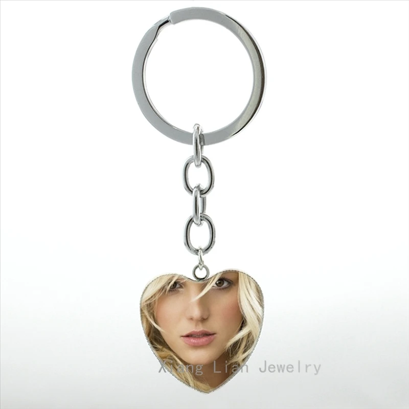 Брелок TAFREE Britney Jean Spears модный брелок с кулоном в виде сердца Бейонсе из