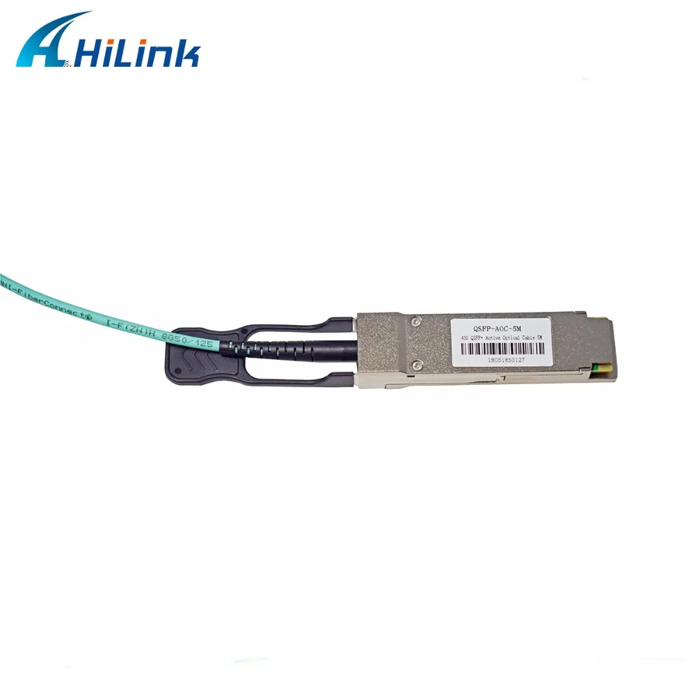 Бесплатная доставка: HiLinkTech 40G QSFP AOC активный оптический кабель OM3 5 м 1 3 7