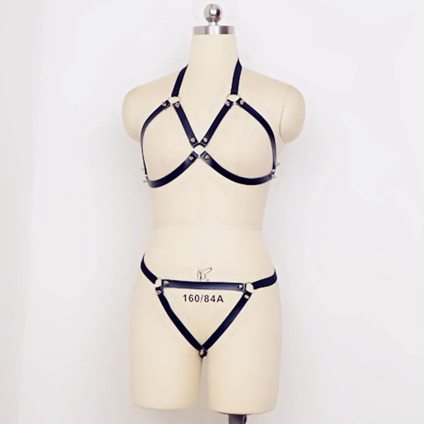 Экзотическое нижнее белье кожаные сексуальные женские эротические костюмы со