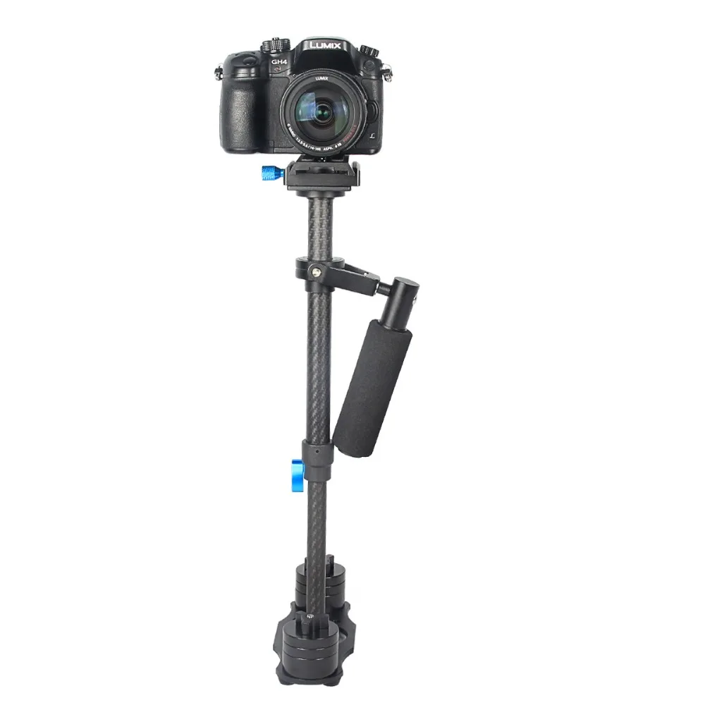 YELANGU Pro Compact Carbon Fiber Camera Stabilizer Adjustable 28-40cm Video Steadycam for Camcorder DV DSLR SLR | Электроника