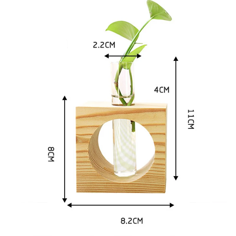 1 комплект деревянный современный Стиль стеклянная столешница бонсай цветок