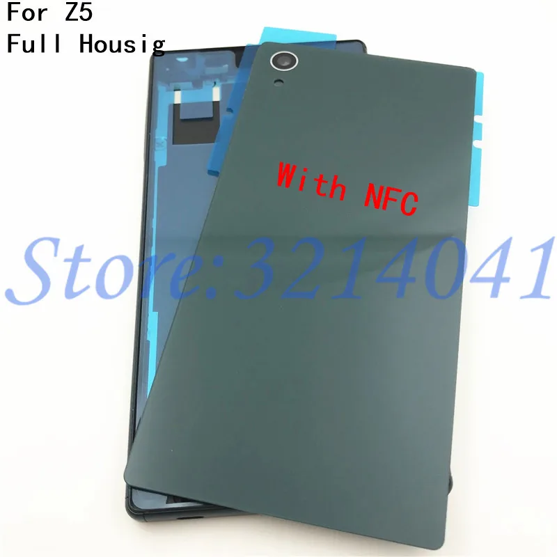

Оригинальный полноразмерный корпус для Sony Xperia Z5 Dual E6653 E6603 E6633, средняя рамка, Передняя Лицевая панель, корпус + Крышка батарейного отсека