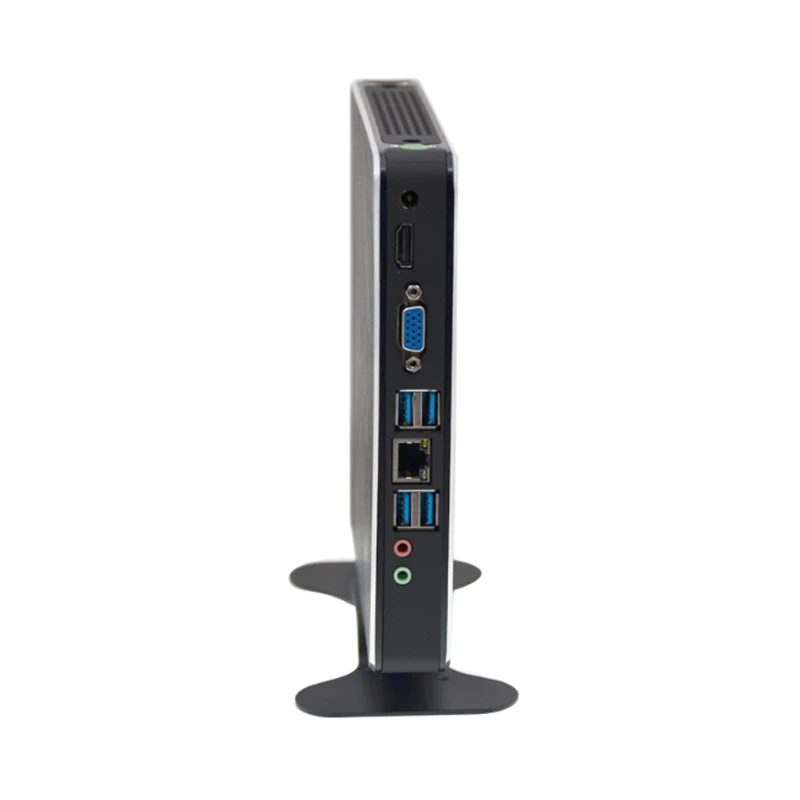 Новейший Самый дешевый мини-ПК с вентилятором Intel Dual Core 7500U HD Graphics 520 HDMI VGA 4 * USB3.0