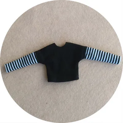 Tshirt1 Кукла Blyth одежда футболка с длинными рукавами/комбинезон штаны для Pullip OB24 azone ob22 Blyth джинсы для Barbi 1/6 аксессуары для кукол - Цвет: Tshirt1