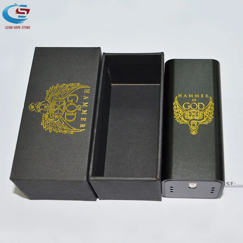 Горячий Молоток Божий V3 коробка vape алюминиевый материал подходит 4 шт. 18650 батарея
