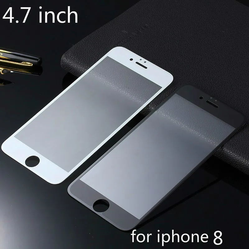3D углеродное изогнутое закаленное стекло для iphone 8 Plus мягкий край Защитная пленка