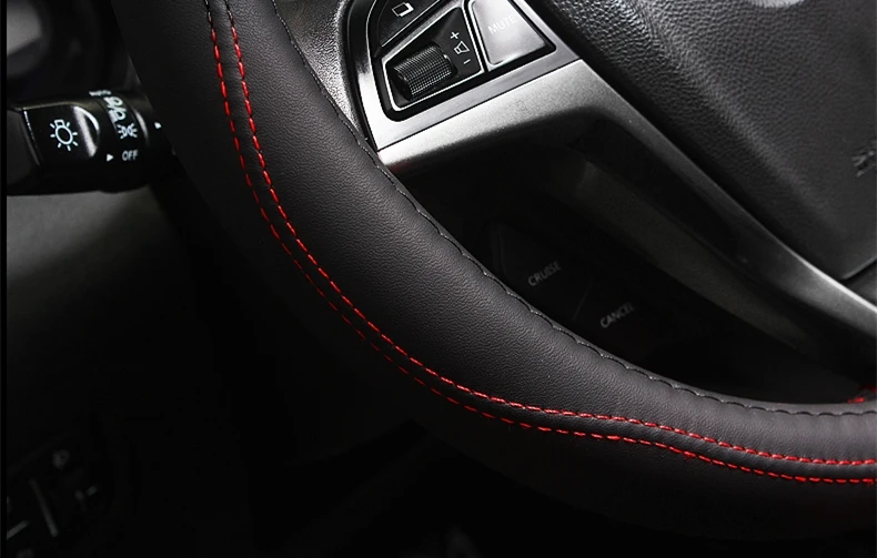Чехлы на руль для Nissan Qashqai Dualis J11 2014 17 оплетка из мягкой кожи рулевое колесо