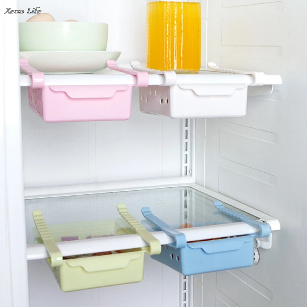 ISHOWTIENDA 1 шт. 15*12 3*5 см слайд холодильник Space Saver Организатор морозильник коробка для