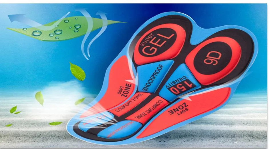 9D СЗ дышащая короткий рукав велосипед Костюмы Ropa Ciclismo Майо одежда Pro Team Для мужчин
