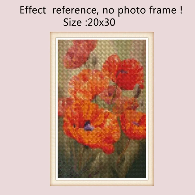 D SH Full Round Diamond Embroidery Oil Painting Flowers DIY Cross Stitch Kit Mosaic Decorative Rhinestone | Дом и сад