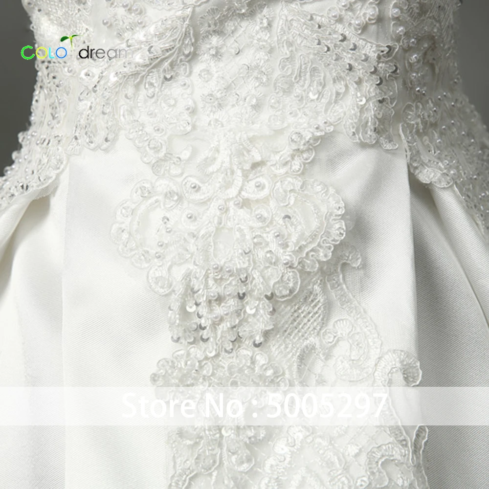 wedding dress A line chapel train strapless matte satin | Свадьбы и торжества