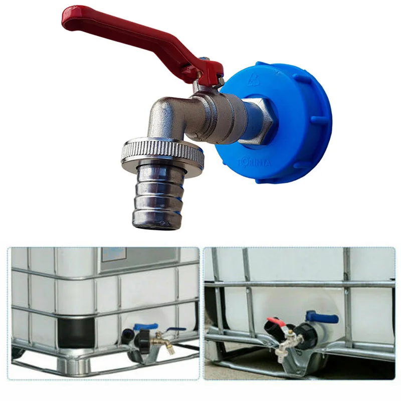 Аксессуары ibc контейнер заменитель адаптера соединитель воды шаровой клапан 3/4