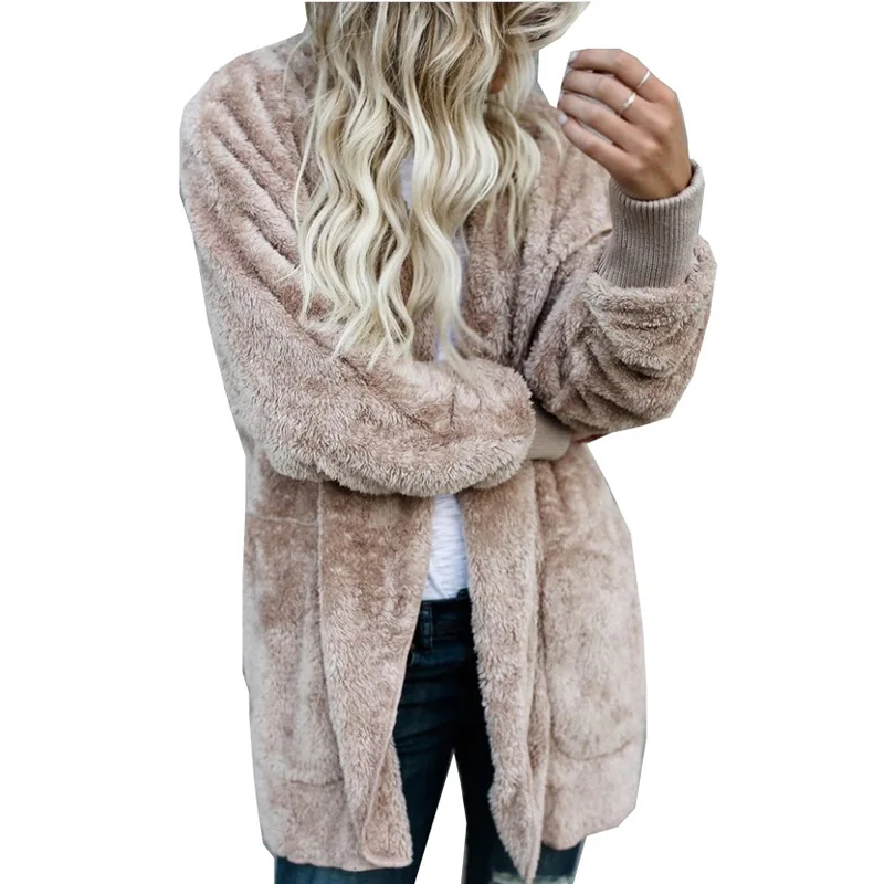 Бесплатная доставка новый осенне-зимний Роскошный Открытый спереди плюшевый топ