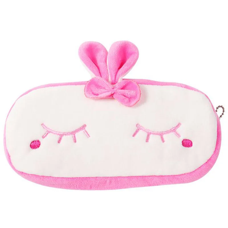 Kawaii моделирование фрукты пенал с животными короткие плюшевые Школьные Канцелярские ручки сумка для девочек и мальчиков школьные принадлежности