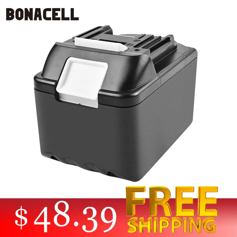 Bonacell 18V 9000 мА/ч, BL1830 литий Батарея Замена батарей для Makita дрель LXT400 194205-3 194309-1 BL1815 BL1840 BL1850 L30