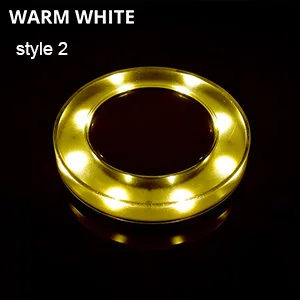 Upgrade warm white Солнечный подземный светильник 8 Светодиодный светильник на солнечной батарее, светильник под заземлением, встраиваемый светильник для сада, декор для улицы - Испускаемый цвет: Upgrade warm white
