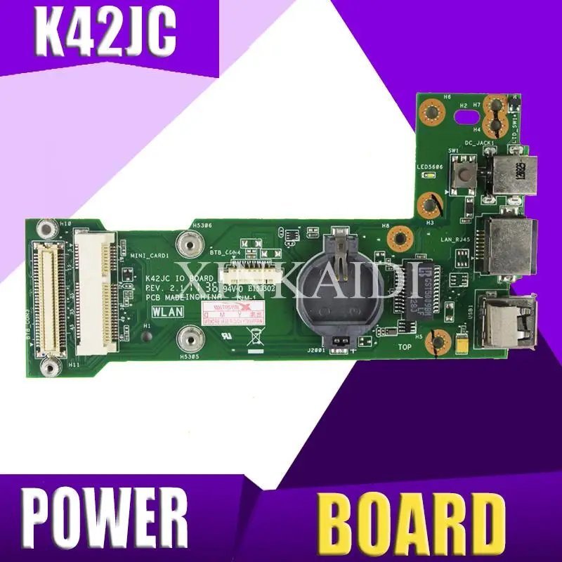 Плата питания XinKaidi K42JC REV2.0 REV 2 1 плата IO для ASUS K42J X42J A42J A40J K42JR K42JZ K42JY k42j42jv USB|Кулеры и