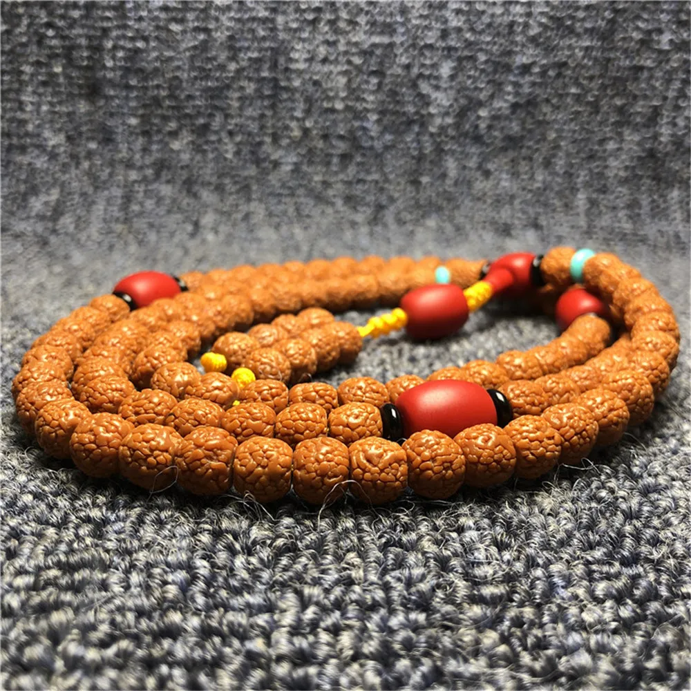 Прямая поставка 108 натуральная шкала дракона Φ 5-лепестковая подвеска бусина