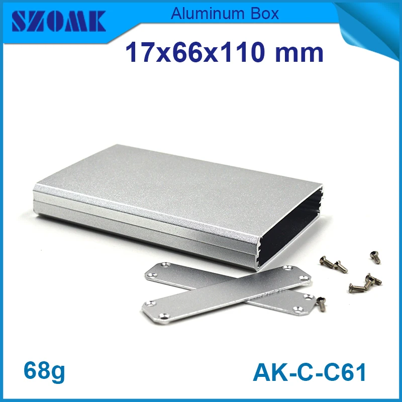 1 шт. бесплатная доставка небольшие алюминиевые корпуса для электроники