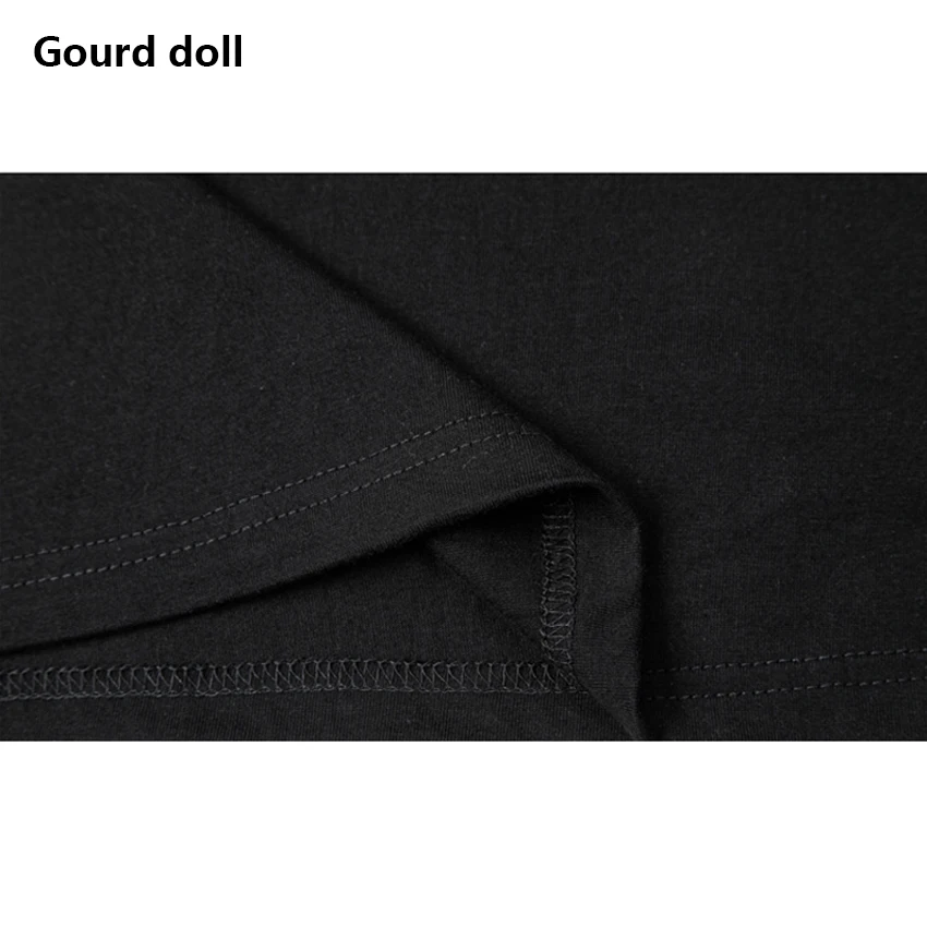 Женская футболка с круглым вырезом модная черная короткими рукавами и принтом в