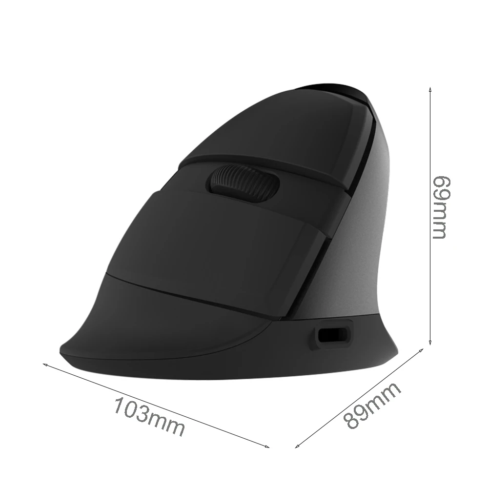 Delux M618 Bluetooth 4 0 2 4G Двухрежимная беспроводная мышь 2400 DPI Эргономичный