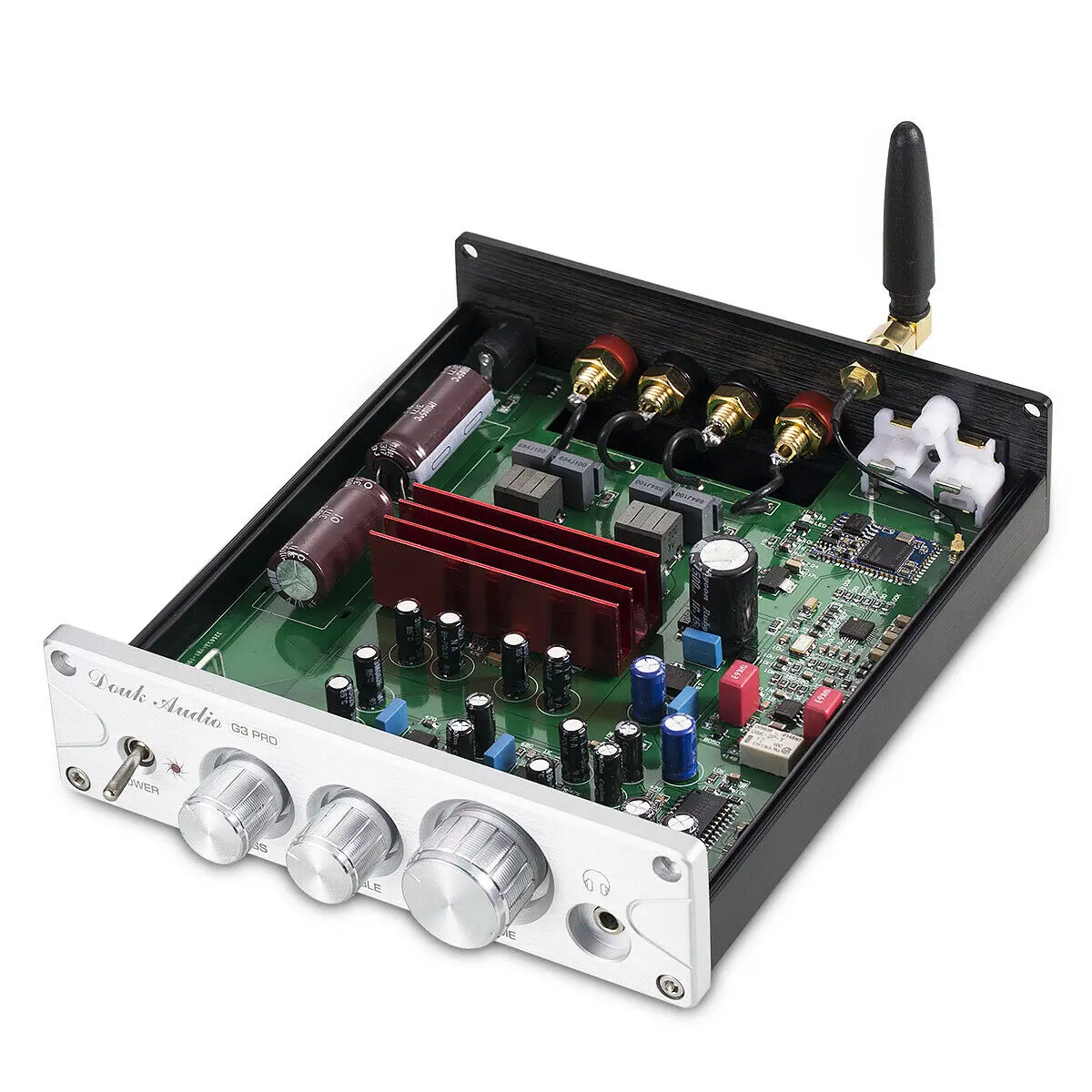 Усилитель звука Douk HiFi TPA3116 Bluetooth 5 0 APTX ES9018K2M DAC стерео усилитель мощности для