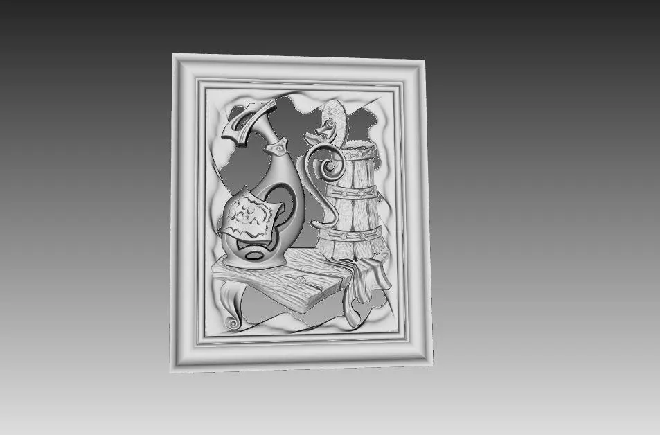 Модель 3d STL для фрезерного станка с ЧПУ гравировальный станок рельефная Artcam Aspire