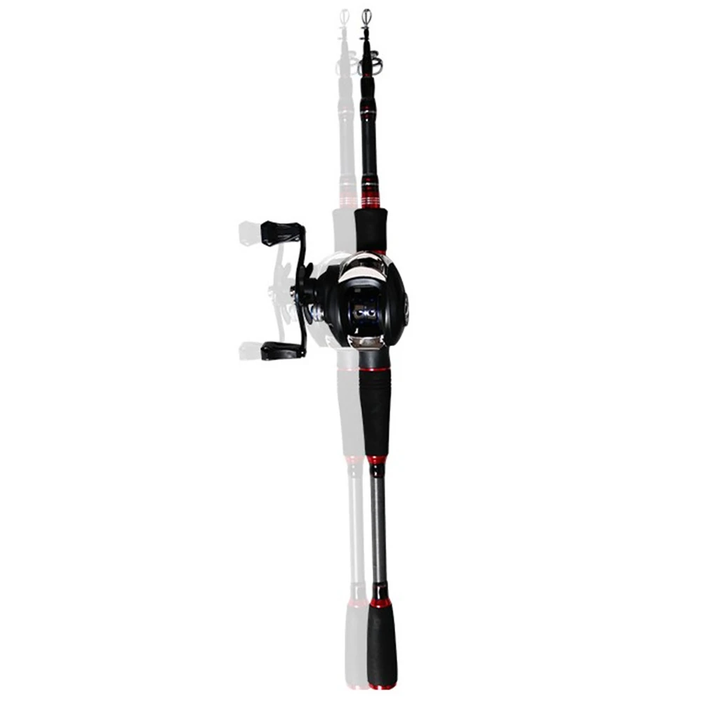 Телескопическая удочка Combo baitcasing катушка карбоновая палка 4 + 1BB Передаточное