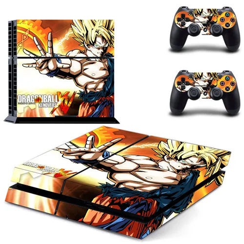 DPTM0108 Аниме Dragon Ball Z Goku PS4 Кожа Наклейка виниловая для sony PS4 playstation 4 консоль и 2 контроллера PS4 Кожа Наклейка - Цвет: DPTM0108