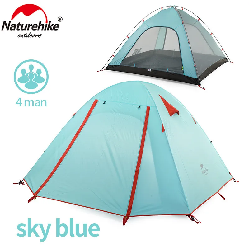 NatureHike P серии классический палатка т 210 ткань для 4 человек NH15Z003 P|Палатки| |