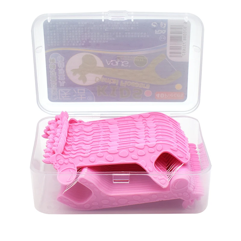 Зубная нить 40 шт./кор. межзубная щетка зубная палочка зубочистка пластиковая s |