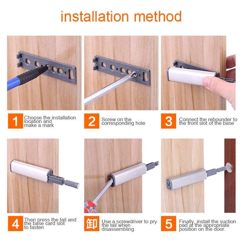 Cabinet Latch Door Drawer Push to Open System Damper Buffer Catch Tool MDJ998 | Обустройство дома