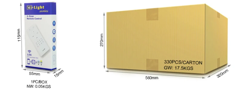 Milight FUT005 2,4G 4-Zone RF CCT двойной белый пульт дистанционного управления яркость регулятор с настройкой для ламп Milight светодиодные ленты