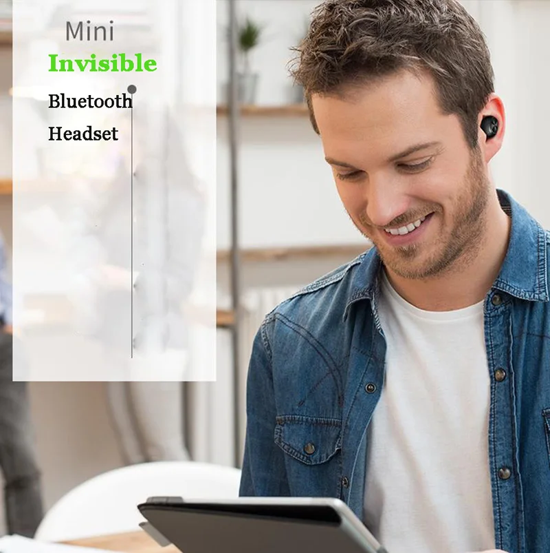 WELTEAYO X17 USB Беспроводные Bluetooth наушники мини невидимые бизнес гарнитура для