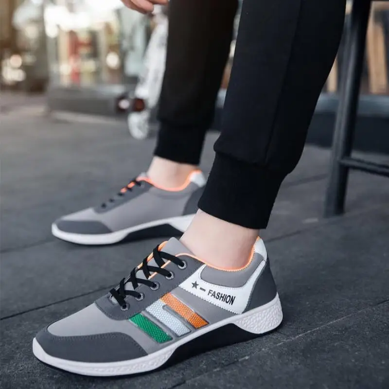2019 Top quality new mens Casual Shoes canvas shoes for men man grey black outdoor walking fashion Men's | Обувь