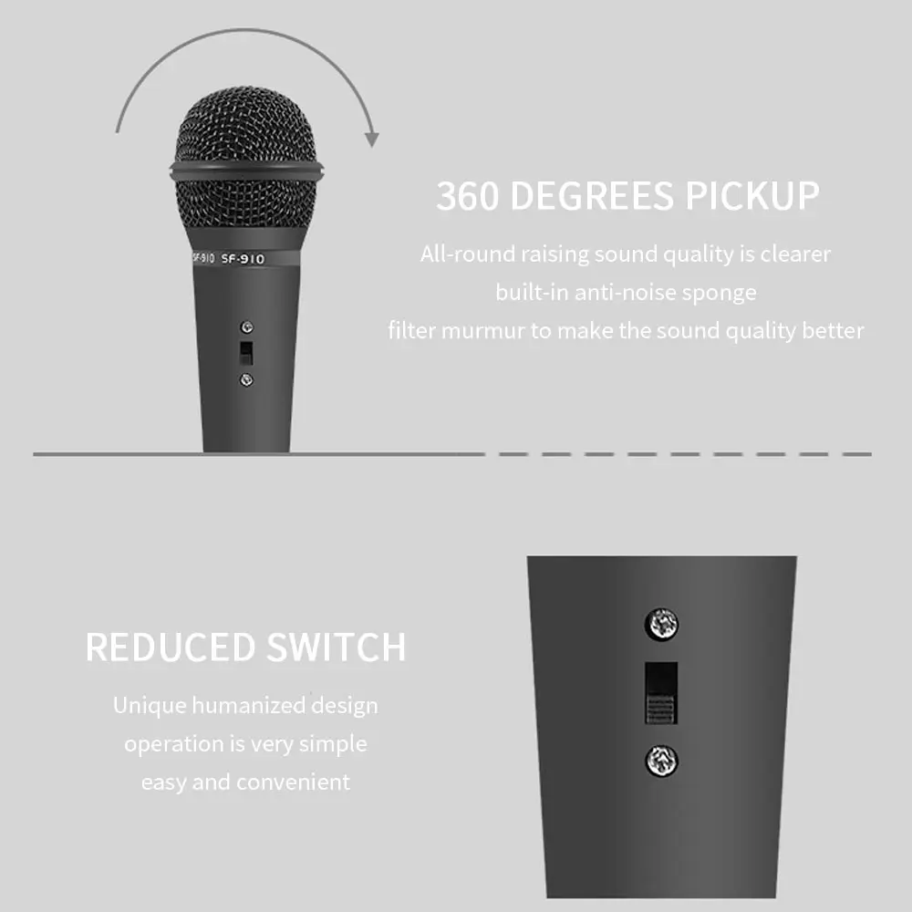 WholesaleProfessional SF 910 компьютерный микрофон проводной динамик портативный кронштейн