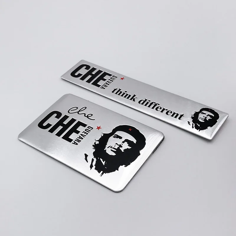 Металлический 3D автомобильный Стайлинг Che Guevara Think разные эмблемы на задний багажник, эмблемы, наклейки на кузов автомобиля, универсальные автомобильные аксессуары
