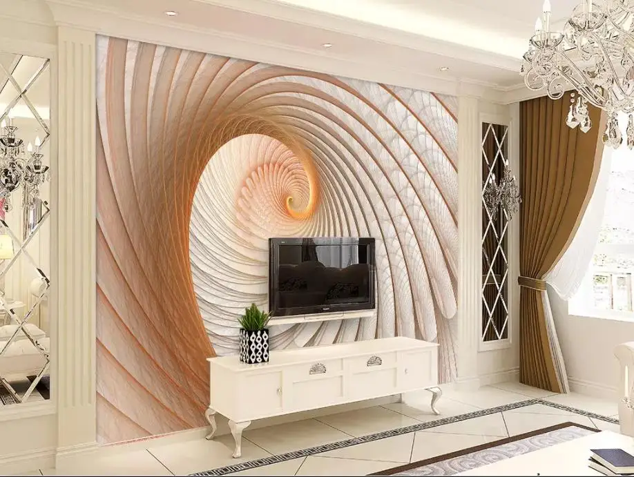 

custom 3d wall murals Geometric art TV Background Wallpaper Living room bedroom Home Decor 3d mural wallpaper