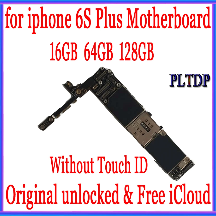 16 Гб 64 128 ГБ 100% оригинальная разблокированная материнская плата для iphone 6s plus с