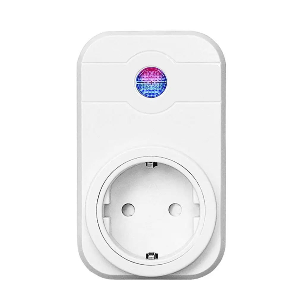 Белый Wifi умная розетка Smart EU US Plug 10A Wifi Беспроводное дистанционное гнездо адаптера Питание ВКЛ и ВЫКЛ с Google Home Alexa Голосовое управление - Цвет: Белый