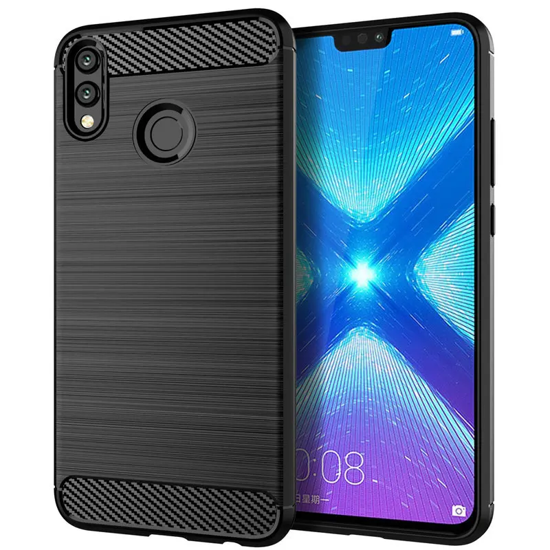 Крышка для huawei Honor 8x силиконовый чехол Броня бампер противоударные крышки Чехлы