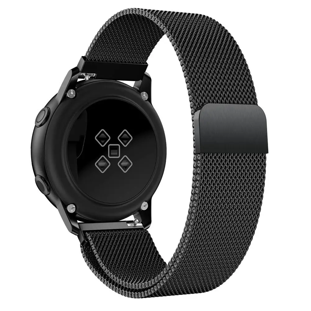 20 мм Миланская петля магнитный ремешок на запястье для Garmin Forerunner 245 245M Music 645 часов