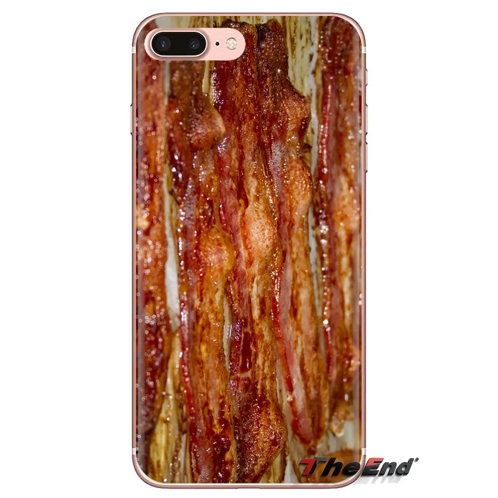 Силиконовые чехлы для Huawei G7 G8 P7 P8 P9 P10 P20 P30 Lite Mini Pro P Smart Plus 2017 2018 2019 Love Delicious Bacon Poster |