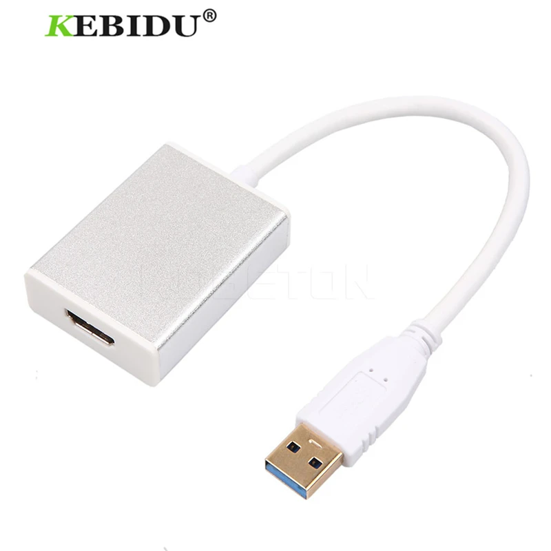 Адаптер Kebidu с USB 3 0 на HDMI совместимый кабель преобразователь 1080P штекер гнездо