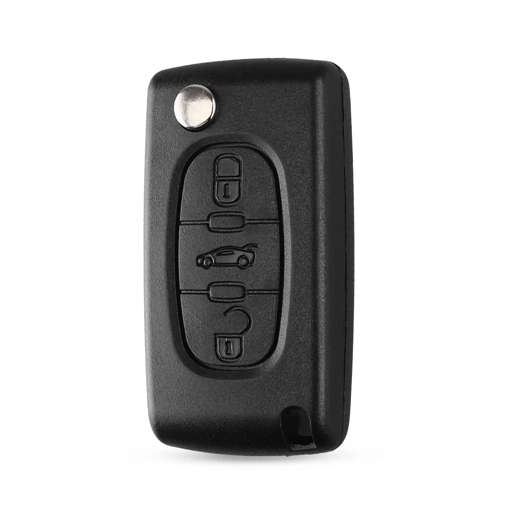 Чехол-книжка KEYYOU для Citroen C2/C3/C4/C5/C6/C8/CE0536/VA2 с 3 кнопками дистанционного управления |