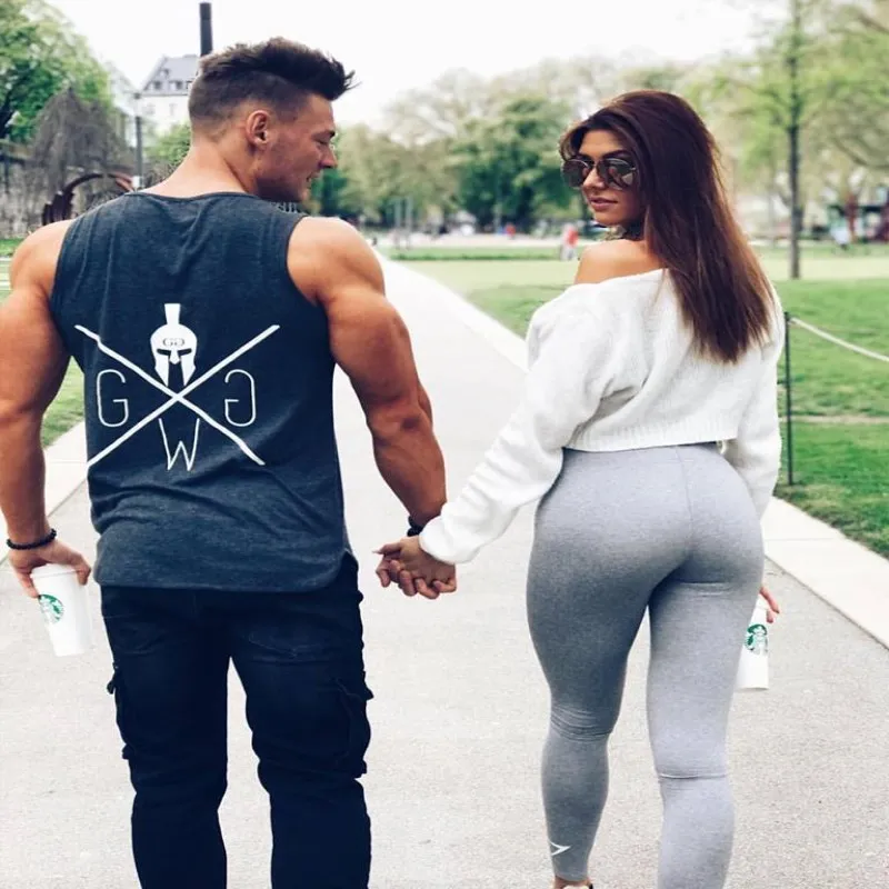 

Muscle brother new cotton fitness men's vest outdoor running training breathable leisure skull vest