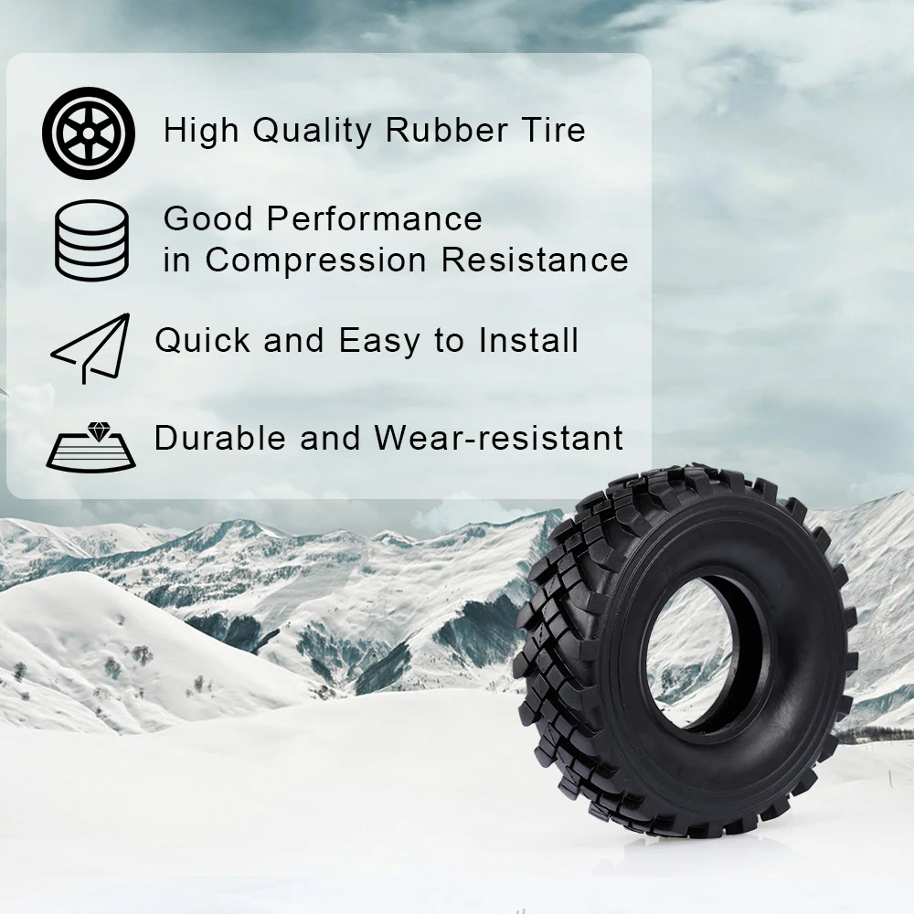 4 шт. автомобильные шины с дистанционным управлением 2 дюйма 127 мм для гусеничного